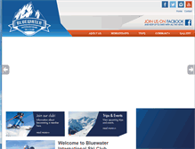 Tablet Screenshot of bluewaterskiclub.com